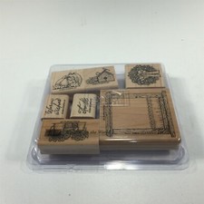  7 2004 Stampin' Up Rubber Stamps Holiday Thanksgiving Christmas Theme