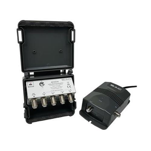4 Way LTE Aerial Masthead Amplifier 1025dB Freeview Wideband outdoor booster 3 - image 1
