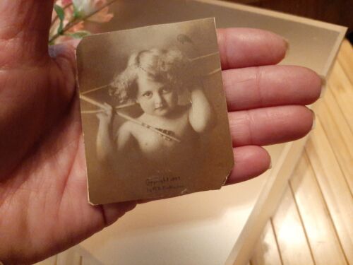 M.B. Parkinson 1897 Cupid Awake Miniature Art Print ( Taber Prang Art Co.) - Picture 4 of 8