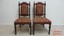pair mahogany antique french empire dining room side chairs a