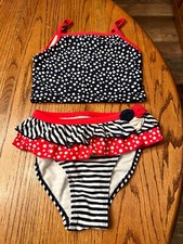 Girls Flapdoodles Two-Piece Swimsuit - Size 6X - Pre-owned