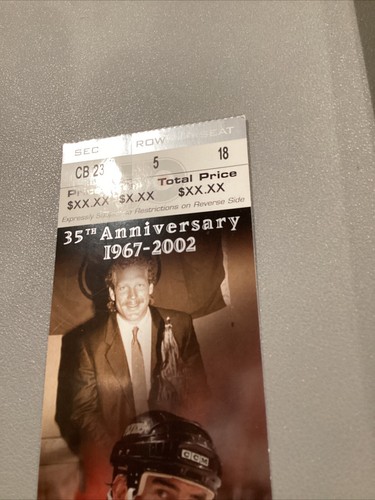 2001 Oct 25 Philadelphia Flyers Ottawa Senators Game 4 Hockey Ticket - Picture 3 of 8