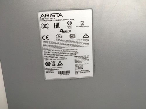 Arista DCS-7050TX2-128-F - 96 Port 1/10GBASE-T 8 QSFP 40G Front to Back Air - Picture 18 of 19