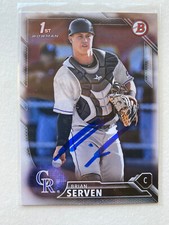 Bowman 1st IP Auto R - Z Prospects Rookie RC In Person Autographed Cards Chrome