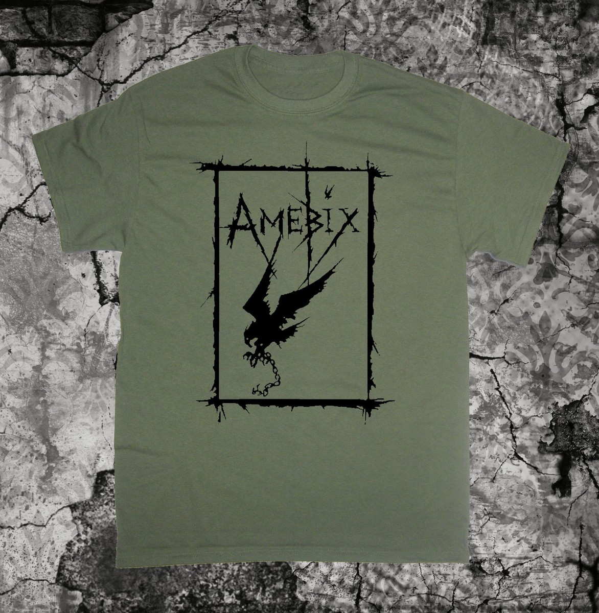 90s初期 AMEBIX Tシャツ CRUST PUNK シングルステッチ 希少 Amebix T Shirt Crust Punk Crass Doom Aus-Rotten Subhumans