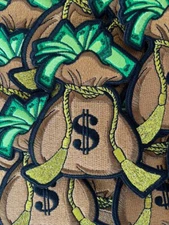 Money Bags Credit Card  Debit Skin NEW Glossy Laminated Vinyl Sticker