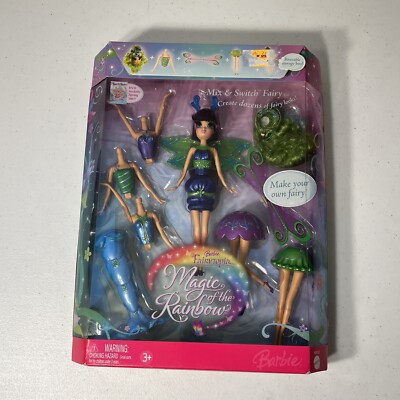 2006 Barbie Fairytopia Magic of the Rainbow Blue Fairy Doll K8150