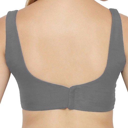 Blusa Para Mujer Sari Dupion Seda Diseñador Choli Readymade Cortada Prenda para el torso Recortada Choli - Imagen 33 de 90