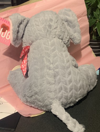 HugFun - Juguete de peluche de elefante gris de 14,5" - Nuevo con etiquetas - Imagen 5 de 6
