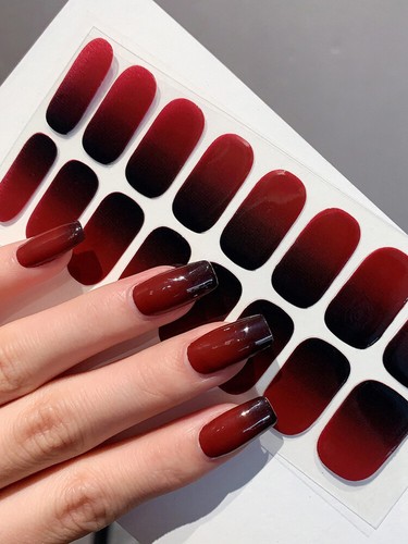 Nail Art Stickers Self-Adhesive DIY Stylish Nail Wraps Full Cover Sticker• - Picture 10 of 33
