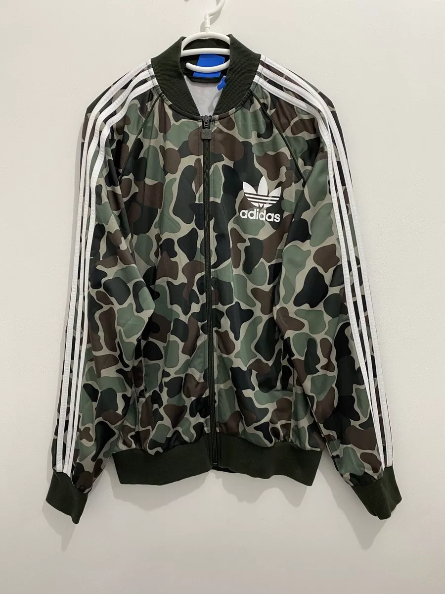 Studiet Overgivelse Endeløs Adidas Originals Superstar Track Jacket Camouflage White Size M BS4959 |  eBay