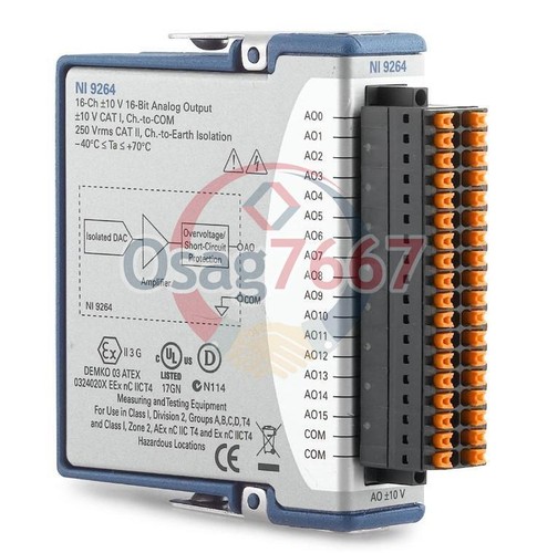 GEBRAUCHT ONE NI 9264 Analog Ausgangsmodul NI 9264 779699-01 Synchronausgang