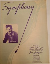 Sympony - 1945 Sheet Music; By Andre Tabet, Roger Bernstein  Alstone