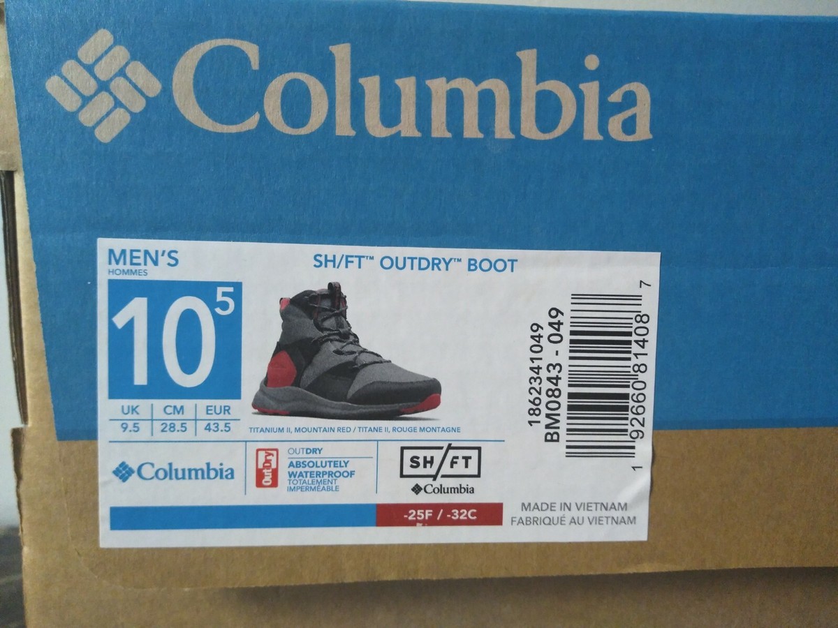 メキシコ　ホーム Men's Columbia Sh/Ft Outdry Boots BM0843 049 Titanium II