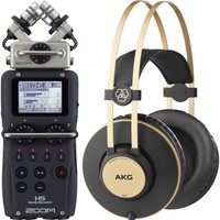 Zoom H5 Portable Handheld Interchangeable Mic Recorder With Akg K92 Headphones on sale Zoom H5 Portable Handheld Interchangeable Mic Recorder With Akg K92 Headphones on sale