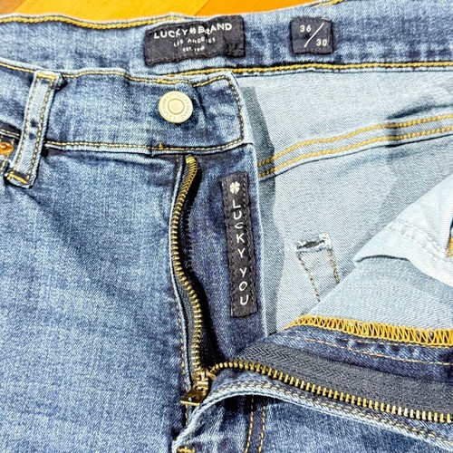 LUCKY BRAND Men's Jeans Size 36x30 Blue Denim Pants - Picture 7 of 13
