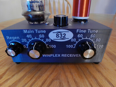 832 TWINPLEX REGENERATIVE RECEIVER (545 KHZ TO 16.5 MHZ) W/SPEAKER AUDIO