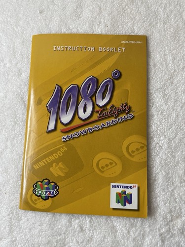 1080 Snowboarding (Nintendo 64, 1998) N64 CIB-Complete /Tested / Authentic -Good - Picture 7 of 15