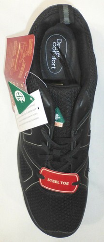 DEXTER WORK "Muscle Low" Men's Steel Toe Sneakers Shoe 172549, Black, Sz 8, NEW - 第 3/5 張圖片