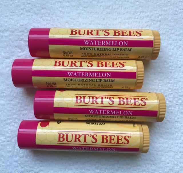15 Burt's Bees Watermelon Moisturizing Lip Balm Exp 3/22 JK 8859 for