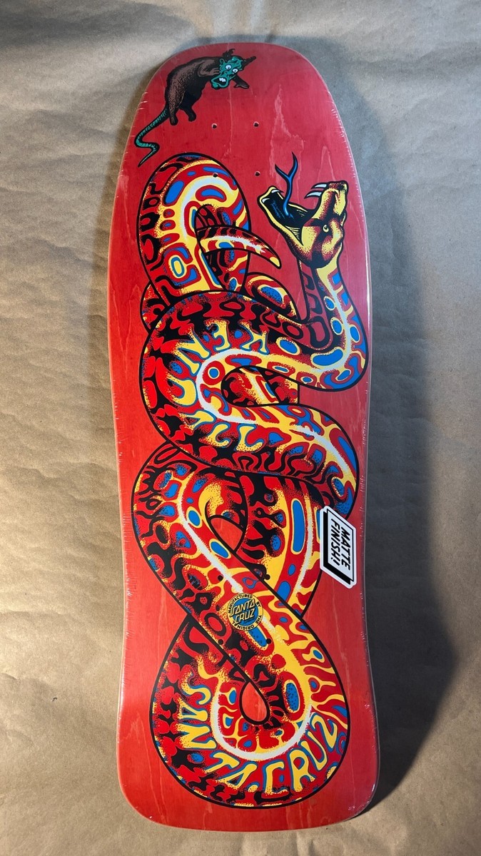 Santa Cruz Jeff Kendall Snake Reissue Skateboard Deck Blacklight