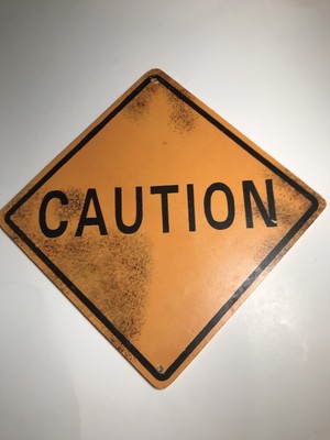 Caution Sign Wall Plaque Fun Office Man Cave Home Dorm Decor Teen Gifts Ebay