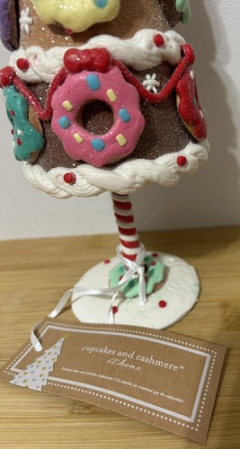 Cupcakes and Cashmere Candyland Donuts Christmas Tree Clay Resin 14” NWT - Picture 3 of 3