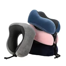 Neck Pillows Soft Travel Pillow Massage Neck Pillow - U shaped Travel Pillow