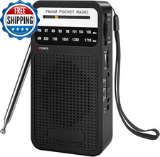 Portable Radio AM FM with Best Reception, Transistor Radio with Loud Speaker, 2