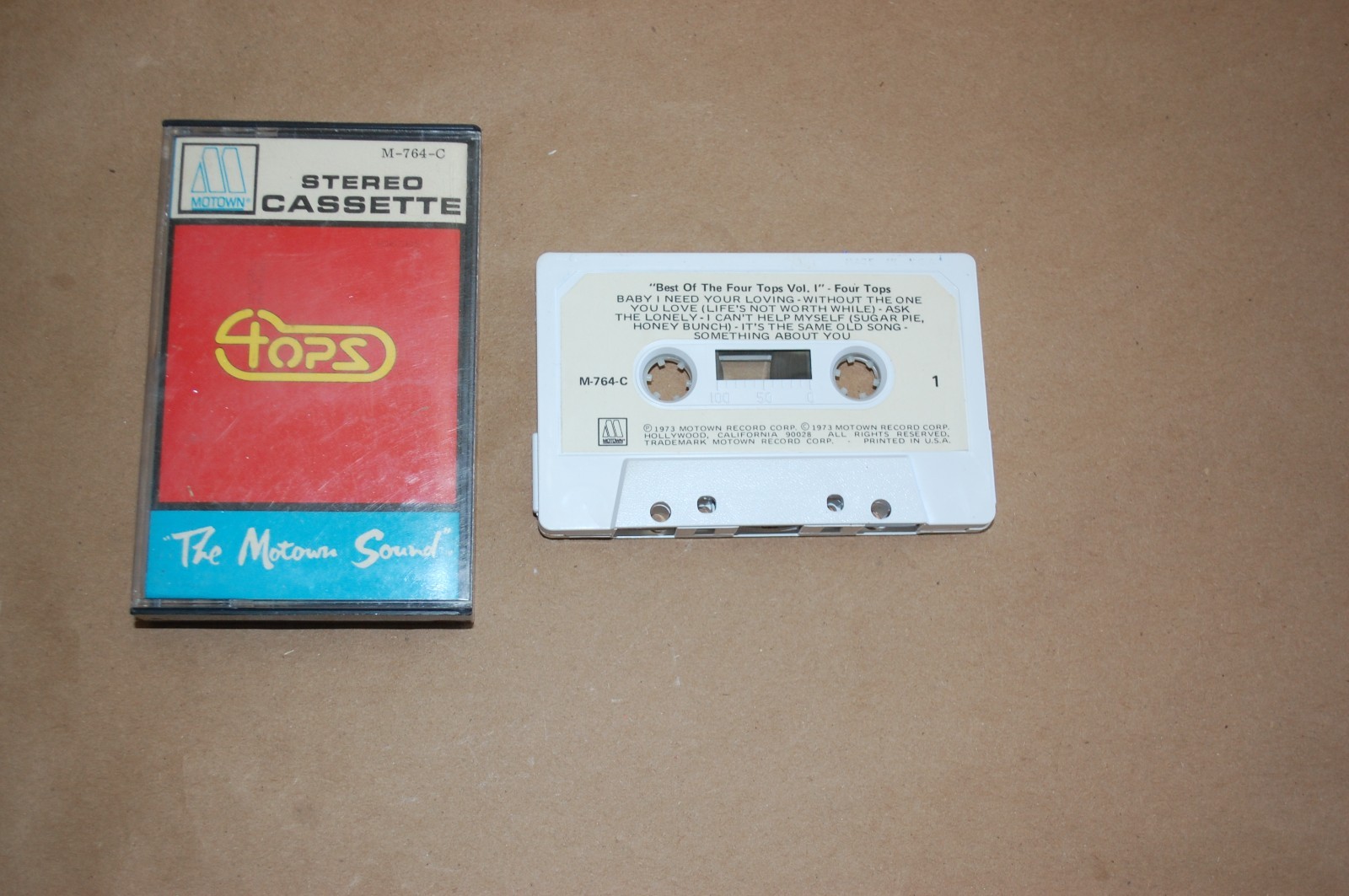 Best of the Four Tops Vol. 1 Cassette Tape Motown