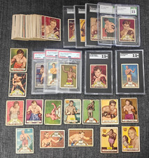1951 Topps Ringside Boxing NEAR Complete 85/96 Set w/ 10x Graded Stars & SPs PSA