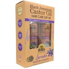 OKAY Pure Naturals Black Jamaican Castor Oil  Lavender Hair Care Gift Set - 24