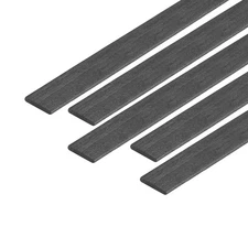 5 Pcs Carbon Fiber Strip 1mm Thickness x 5mm width x 200mm Pultruded Bar