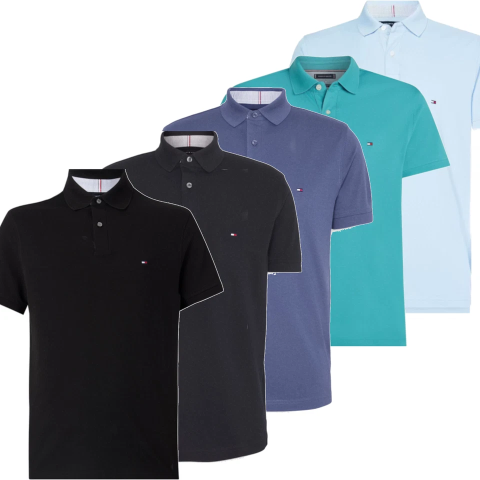 Tommy Hilfiger Poloshirt Herren S M L XL XXL Polo Shirt T-Shirt Hemd Polohemd - Bild 1 von 1