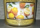  Village Candle FRESH LEMON  14oz - 2-Wick Dome Glass Burn Time Up To 105 Hours  — photo 2
