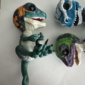 Wowwee Fingerlings Untamed Raptor T-Rex Dinosaurs Lot Of 3 Toys Dinos Tested