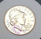 2026 P Dime w/ Error DIE CRACK UNDER BUST with Protective Capsule