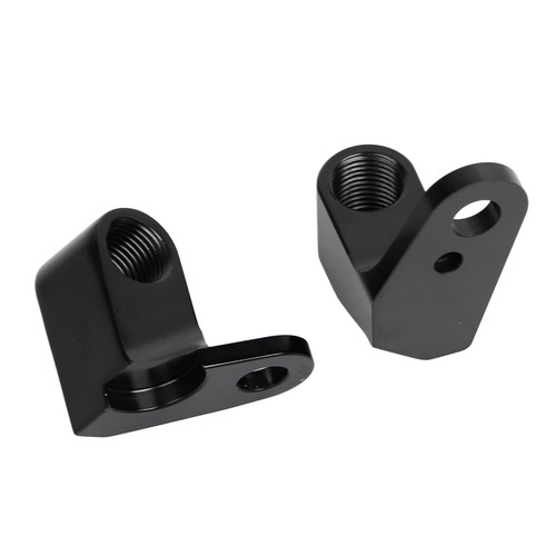 Front Turn Signal Mount Bracket Relocation Kit For Harley Dyna Softail Springer - Picture 11 of 13
