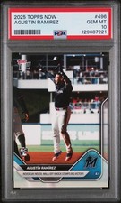 Agustin Ramirez RC PSA 10 Topps Now 496
