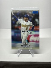 2025 Topps Stadium Club Freddie Freeman Blue Foil Parallel #168 Dodgers