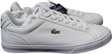 Lacoste Lerond Pro 123 1 Cma White Leather Trainers 745cma005221g Uk 9.5 Eur 44