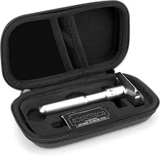 Durable Hard Shell Shaving Travel Case, Storage Box for Short/Long Handled Razor