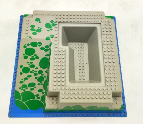 LEGO 6273 Rock Island Refuge Base Plate 3D Plate Raised 2552px4 Pirates Pirates