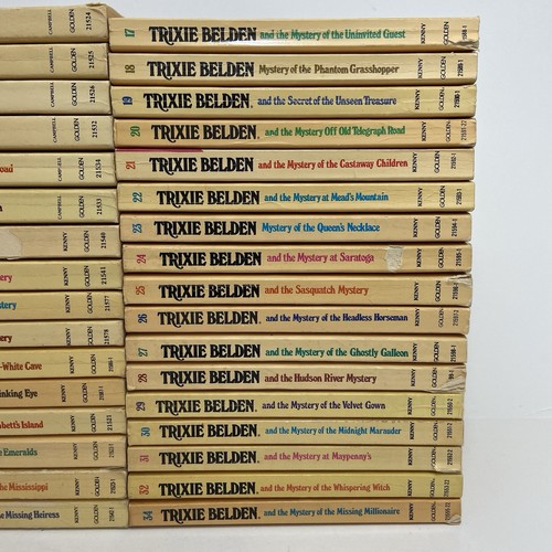 Trixie Belden Books Lot of 33 - #1-34 Except #33 - Paperback Oval Cover Golden - Picture 3 of 12