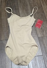 Capezio Women's Camisole Leotard Adjustable Straps Nude Size Extra Small G23