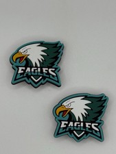 NFL Philadelphia Eagles Football Team For Crocs Shoe Charms Jibbitz - 2pieces