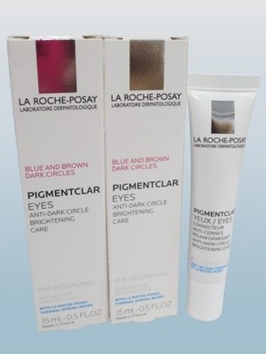 LA ROCHE POSAY PIGMENTCLAR EYES ANTI-DARK CIRCLE BRIGHTENING CARE 0.5OZ 2028 2PC