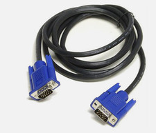 Lot of 10 New 5ft VGA SVGA Cable Male to Male PC Monitor TV LCD FAST SHIPPING