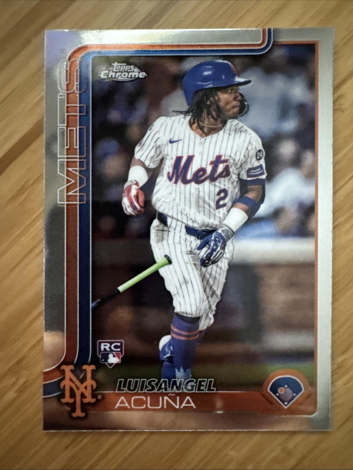 B1G1 35% Off • Luisangel Acuna RC New York Mets • 2025 Topps Chrome #56