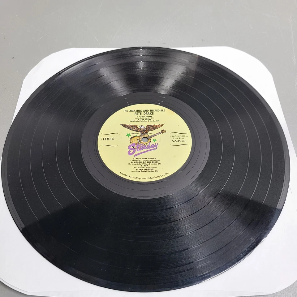 Pete Drake LP The Amazing & Incredible On Starday Records Strel Guitar - Image 3 of 4